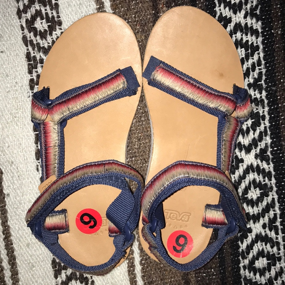 Size 6 women's "Teva" brand sandals.